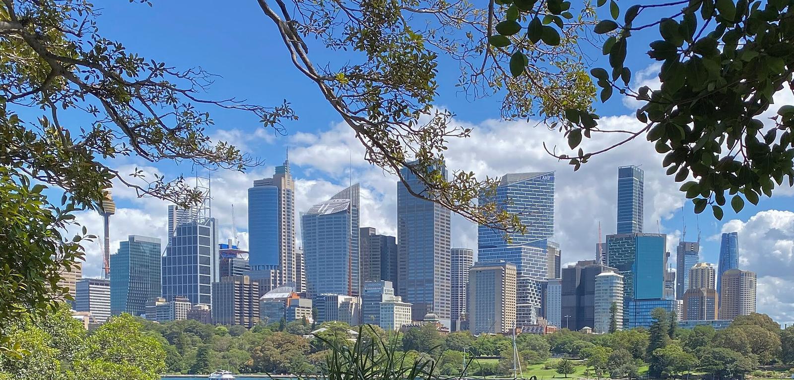 AUS Sydney, Central Business District, Mrs Macquarie's Point, View