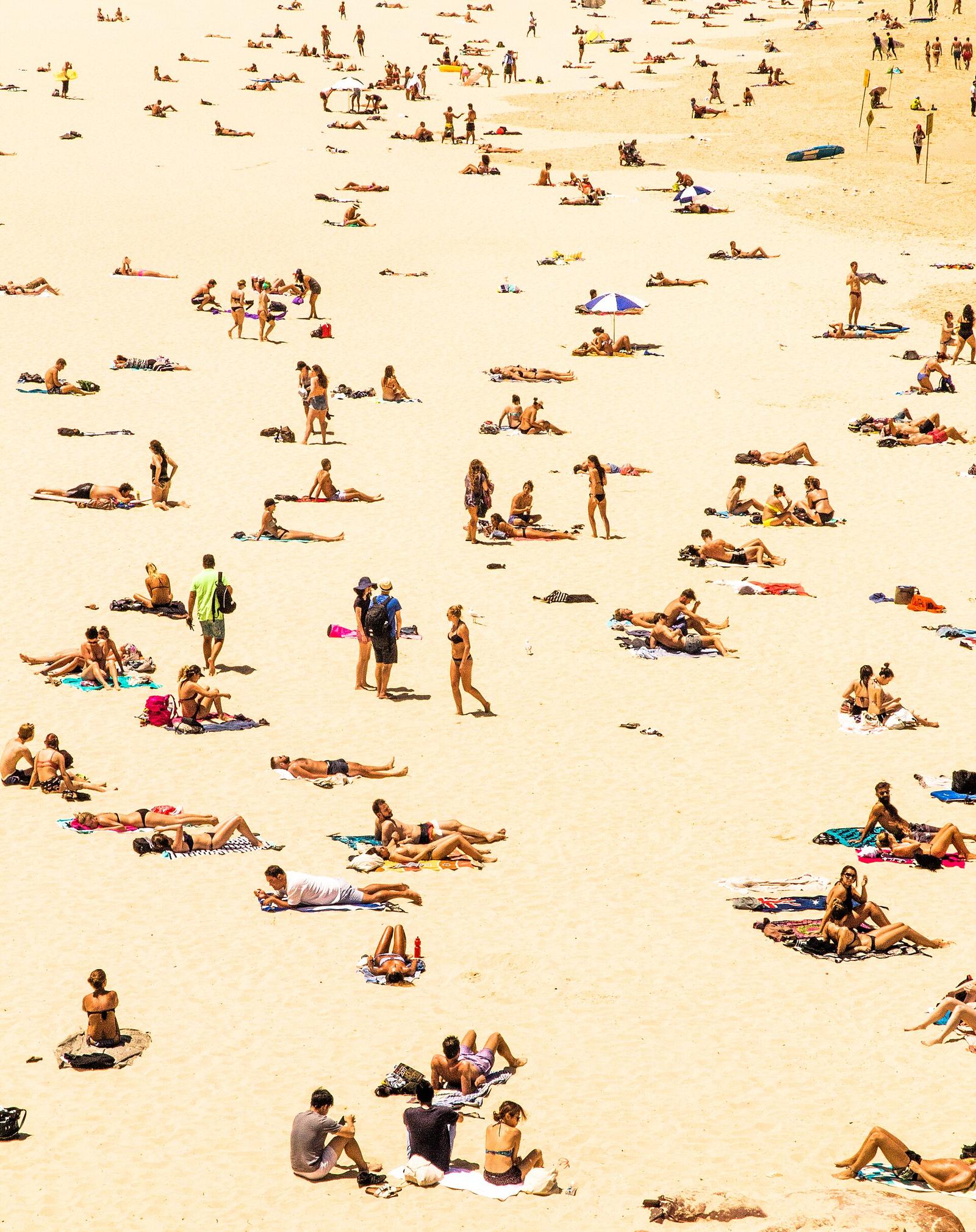 People at Bondi Beach, Sydney, Australia
