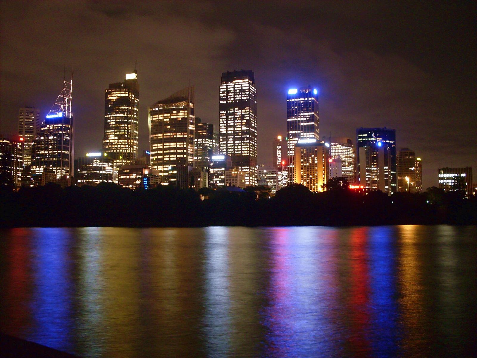 Sydney Skyline Night panoramio